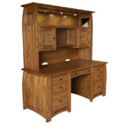 Boulder Creek Desk and Hutch
