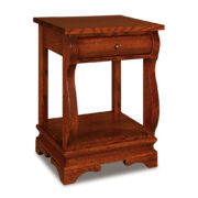Chippewa Sleigh 1 Drawer Open Nightstand