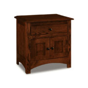 Finland 1 Drawer 2 Door Nightstand