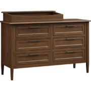 Willow 6 Drawer Dresser With  Changing Box Top Option