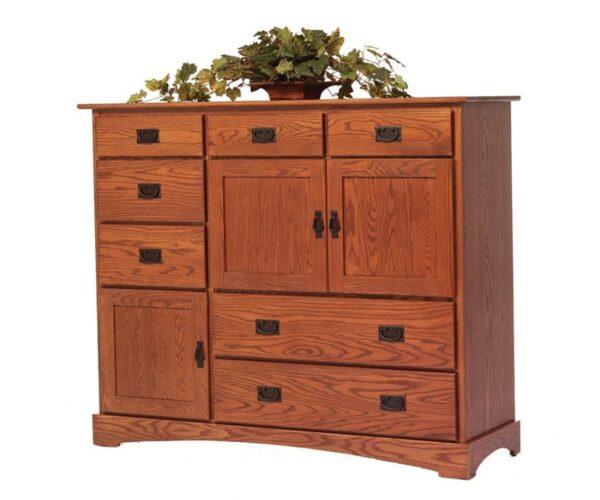 Old English Mission Grande Door Chest