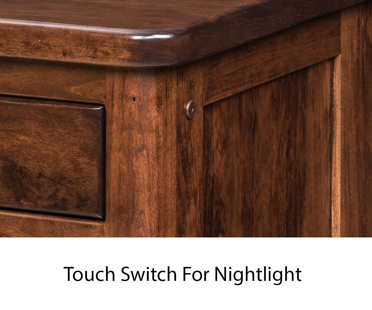 Cascade 3 Drawer Small Nightstand - Image 4