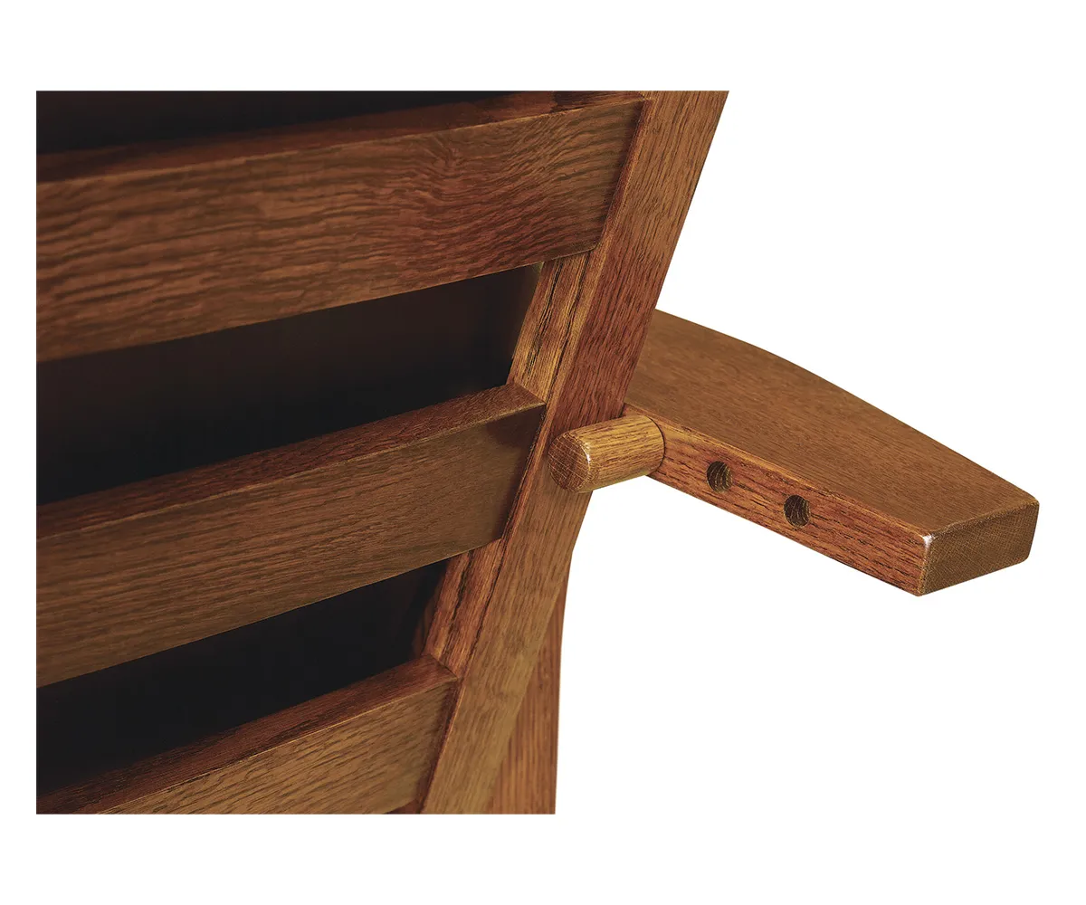 McCoy Morris Chair with Footstool - Image 4
