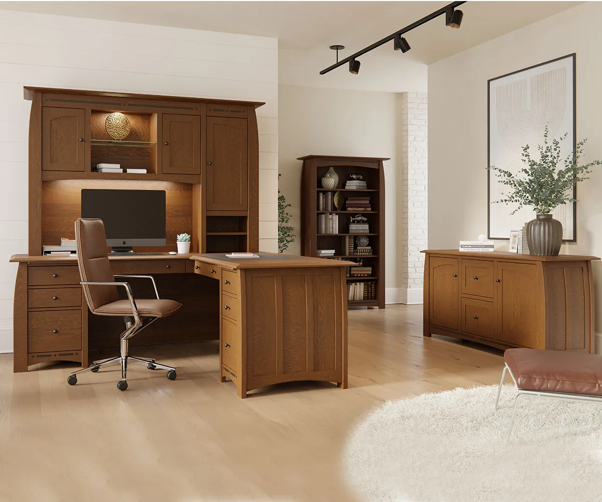 Boulder Creek L Desk - 78"W - Image 4