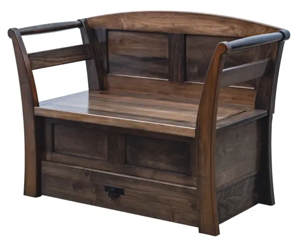 Arlington Bench With Drawer