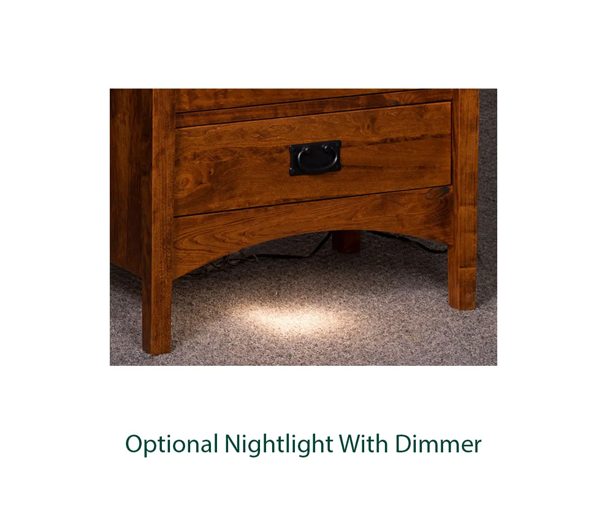 Bel Aire 1 Drawer Open Nightstand - Image 3