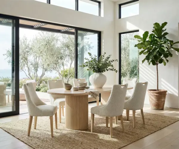 Rainier Double Pedestal Dining Collection