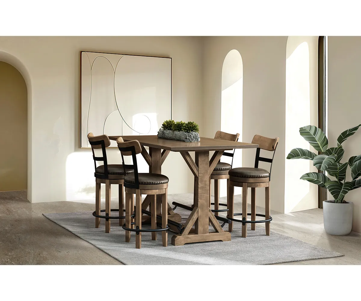 Fenway Swivel Bar Stool - Image 2