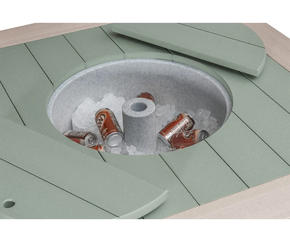 Jade Bar Table with Party Bowl - 49x49 - Image 2