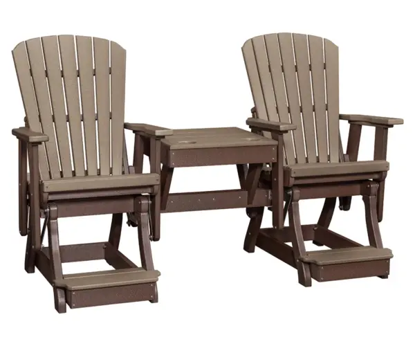 Fan Back Balcony Glider Combo